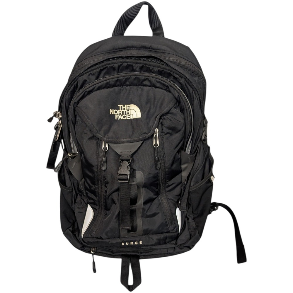The North Face Surge Backpack Black Laptop Daypack Travel Bag